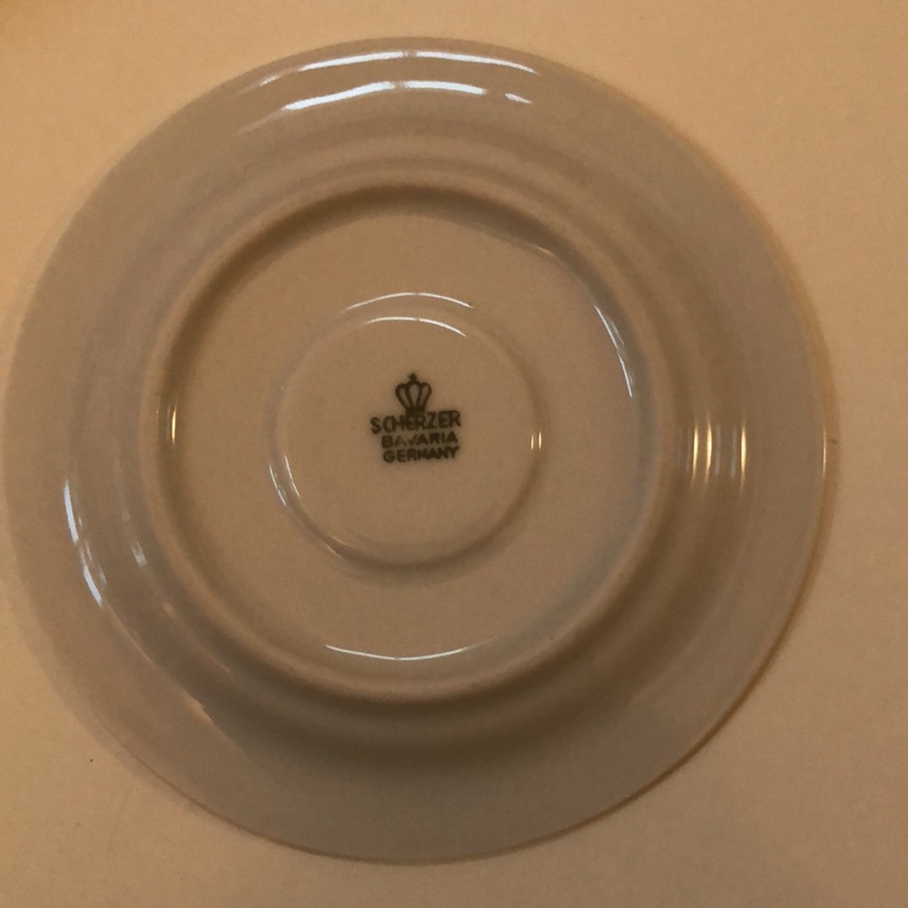 Vintage - set of 4 espresso cups and saucers - Picture 9 of 10
